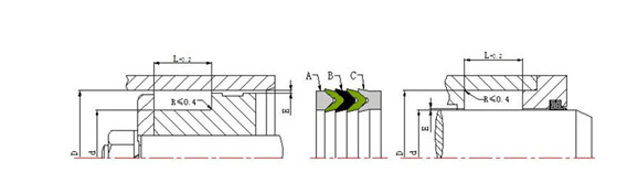 v型组合密封圈的安装-V型组合密封圈的结构模式及密封特性